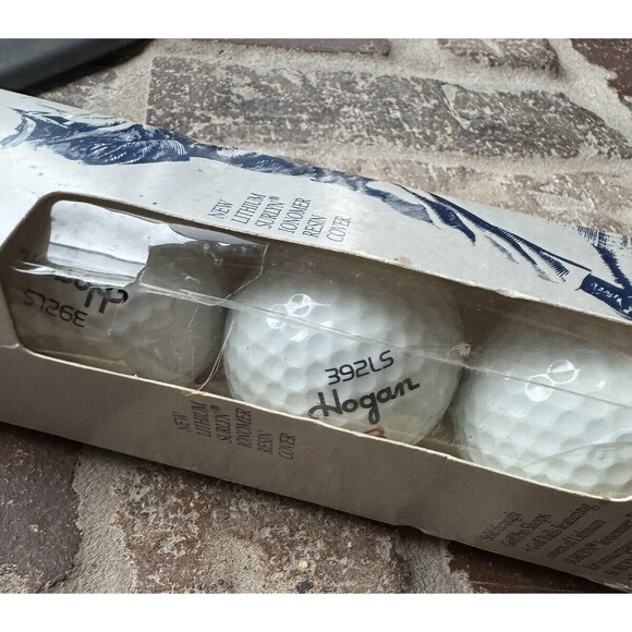 1990 Hogan 392LS 4 Golf Balls 90 Compression Lithium Surlyn Ionomer‎ Resin Cover - Picture 6 of 8